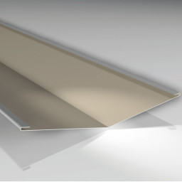 Kehlblech 140 x 140 mm - Aluminium 25 my polyester beschichtet
