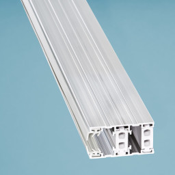 Thermo Alu Verlegeprofil Randprofil 60 mm breit, für 25 mm Stegplatten