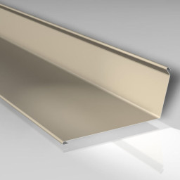 Wandanschlußprofil zum Versiegeln 12x140x140 mm - Aluminium 25 my polyester beschichtet