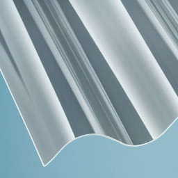 Terrassendach Komplettset Lichtplatte P5 177/51 glatt Acrylglas ca. 3,0 mm klar