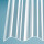 Terrassendach Komplettset Lichtplatte P8 130/30 glatt Acrylglas ca. 3,0 mm klar 2,82 m 1,60 m