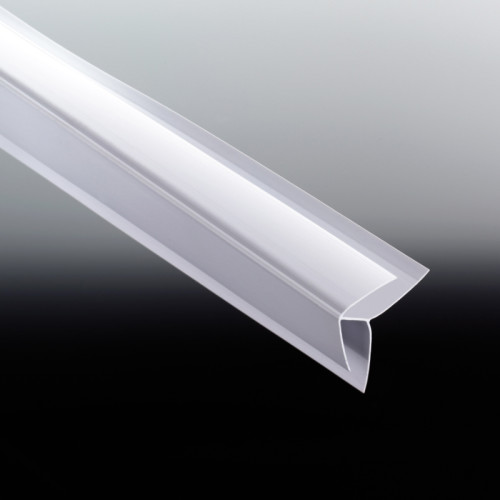 Flexibles Eckprofil  für 10 mm PVC Paneele Länge 3,00 m Farbe: weiß