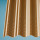 Lichtplatte Acryl Sinus 76/18 Wabe Struktur bronce ca. 3,00 mm St&auml;rke 1,045 m Breite