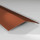 Firstblech 100 x 100 mm -  Stahlblech 25 my Polyesterlack beschichtet Kupferbraun RAL 8004 1,25 m Innenwinkel 150°