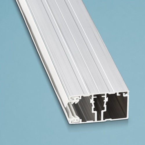 Hochwertiges Alu Verlegeprofil Randprofil 60 mm breit, für 16 mm Stegplatten